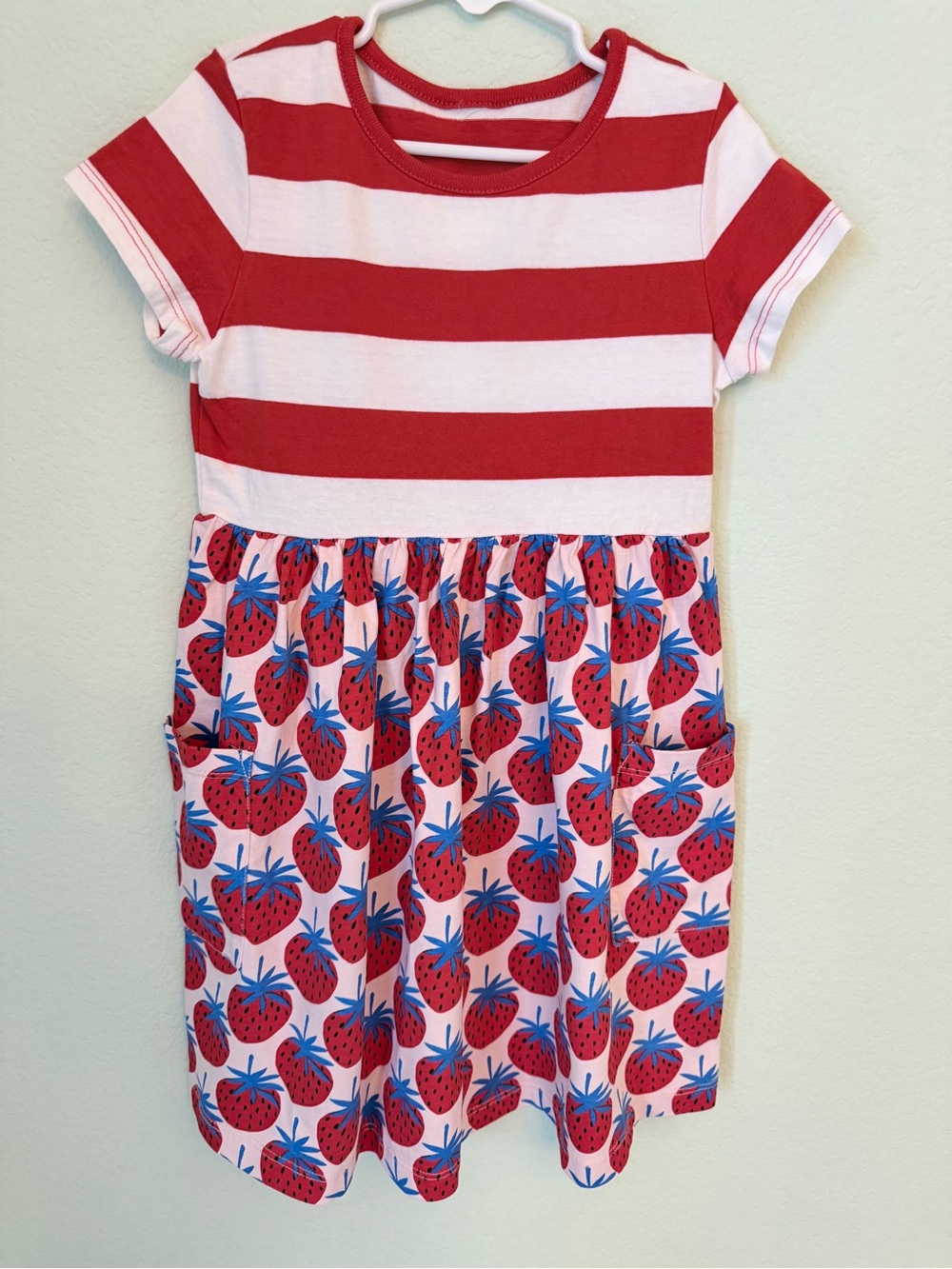 Girls Hannah Anderson Short Sleeve Dress, size 6-7